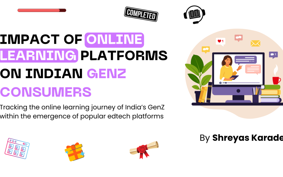 Impact of Online Learning Platforms on Indian GenZ Consumers