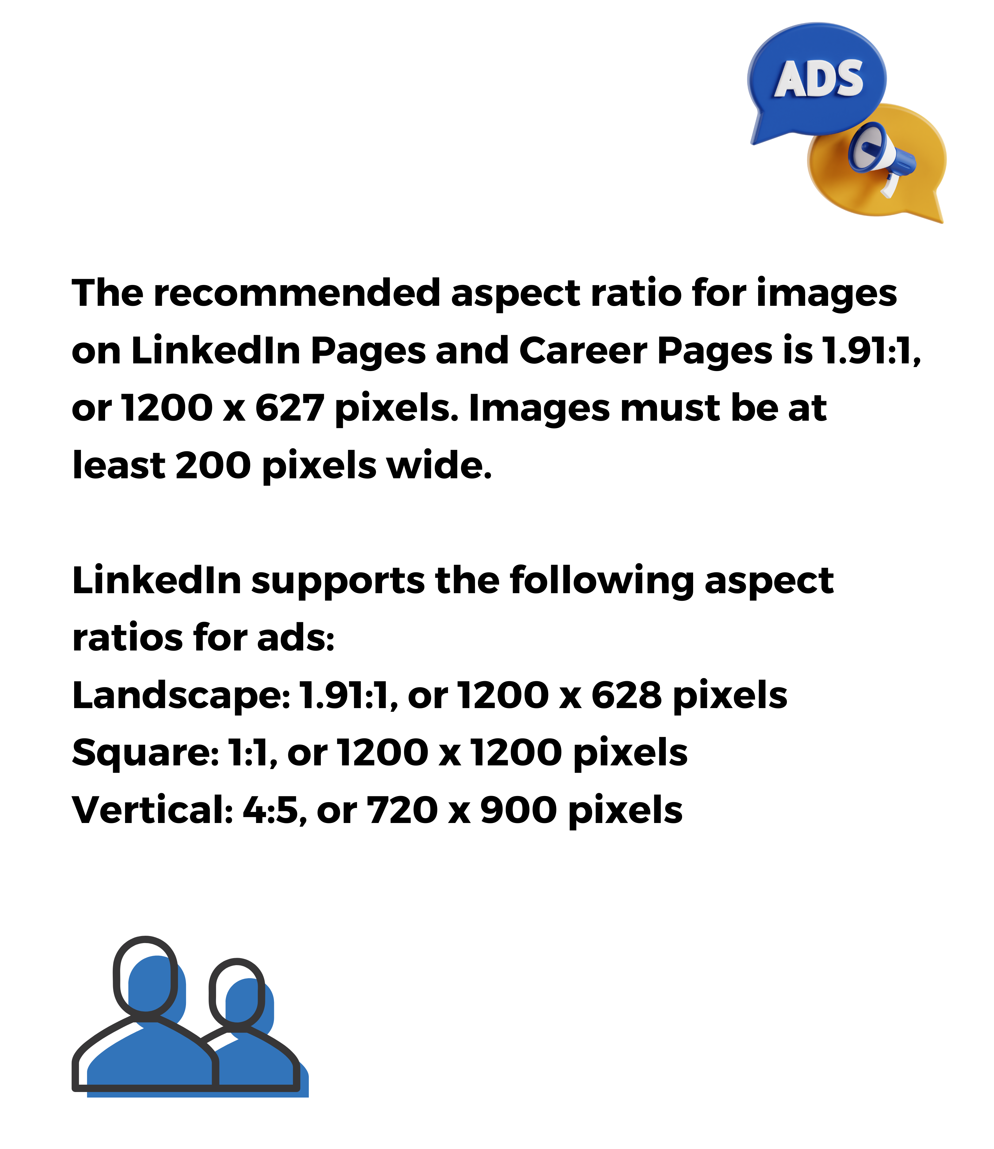 LinkedIn ad aspect ratio