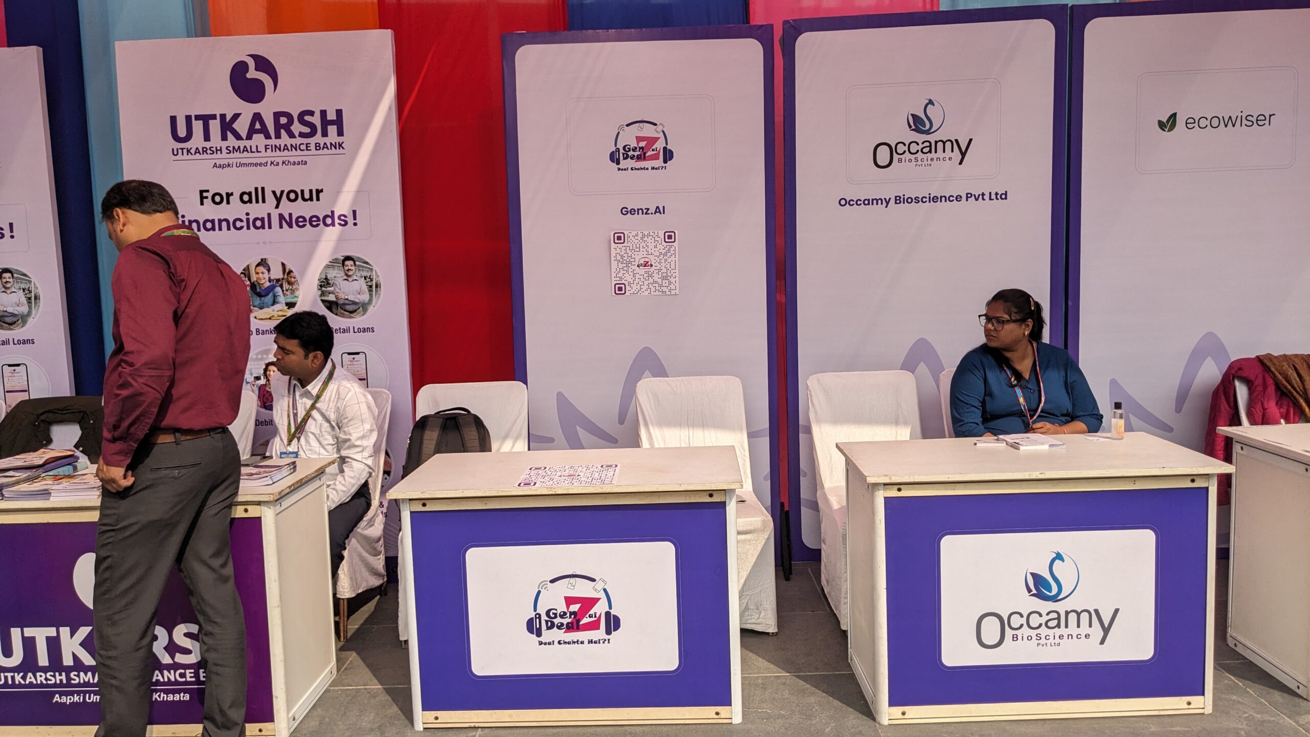 GenZDealZ.ai stall at Sankalp Bharat 2024