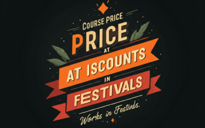 Does Keeping the Course Price at Discounts Works in Festivals?