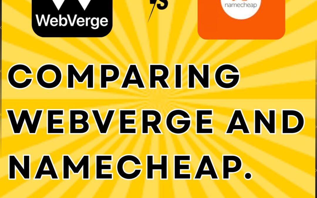 namecheap and webverge.io review