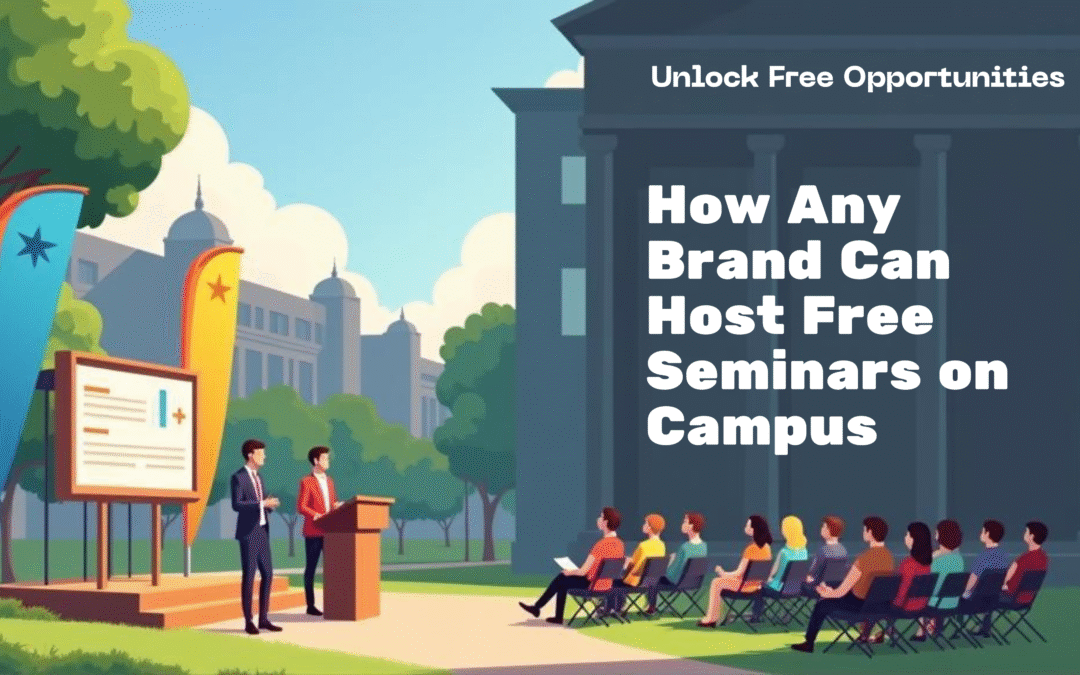 how any brand can host free seminars on campus