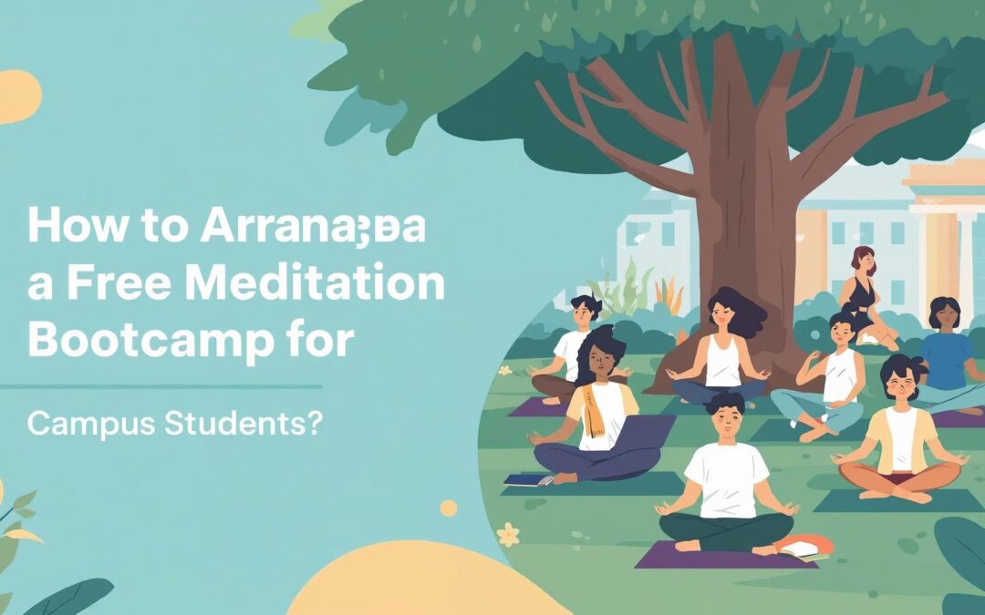 how to arrange a free meditation session for psychology students
